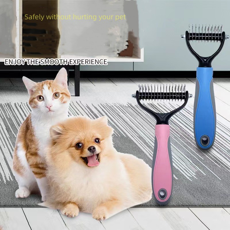 Pet Grooming Brush Self Cleaning Automatically Dog Cat Slicker Brush Remove Dog Hairs Pet Comb